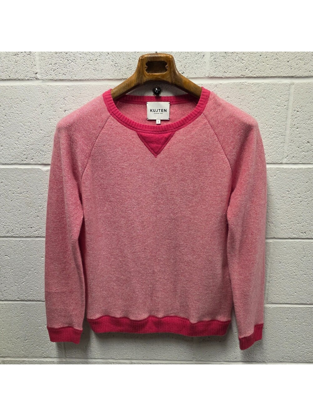 Kujten Paris Cashmere  Sweater Nami fuchsia pink 20x25 2 S Knit Soft